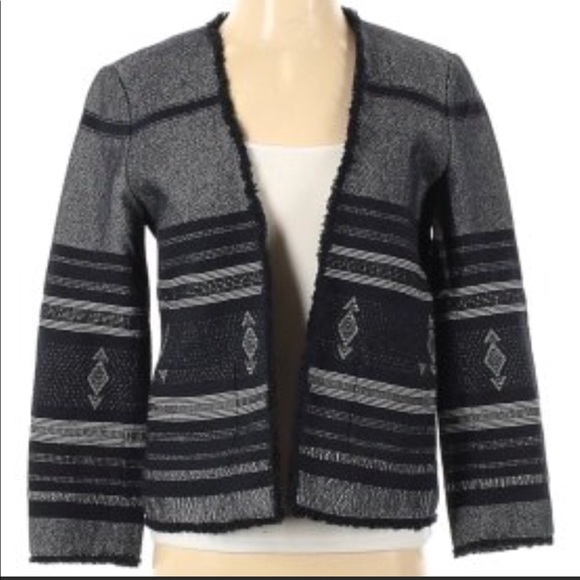 LOFT Jackets & Blazers - LOFT fringed jacket/blazer